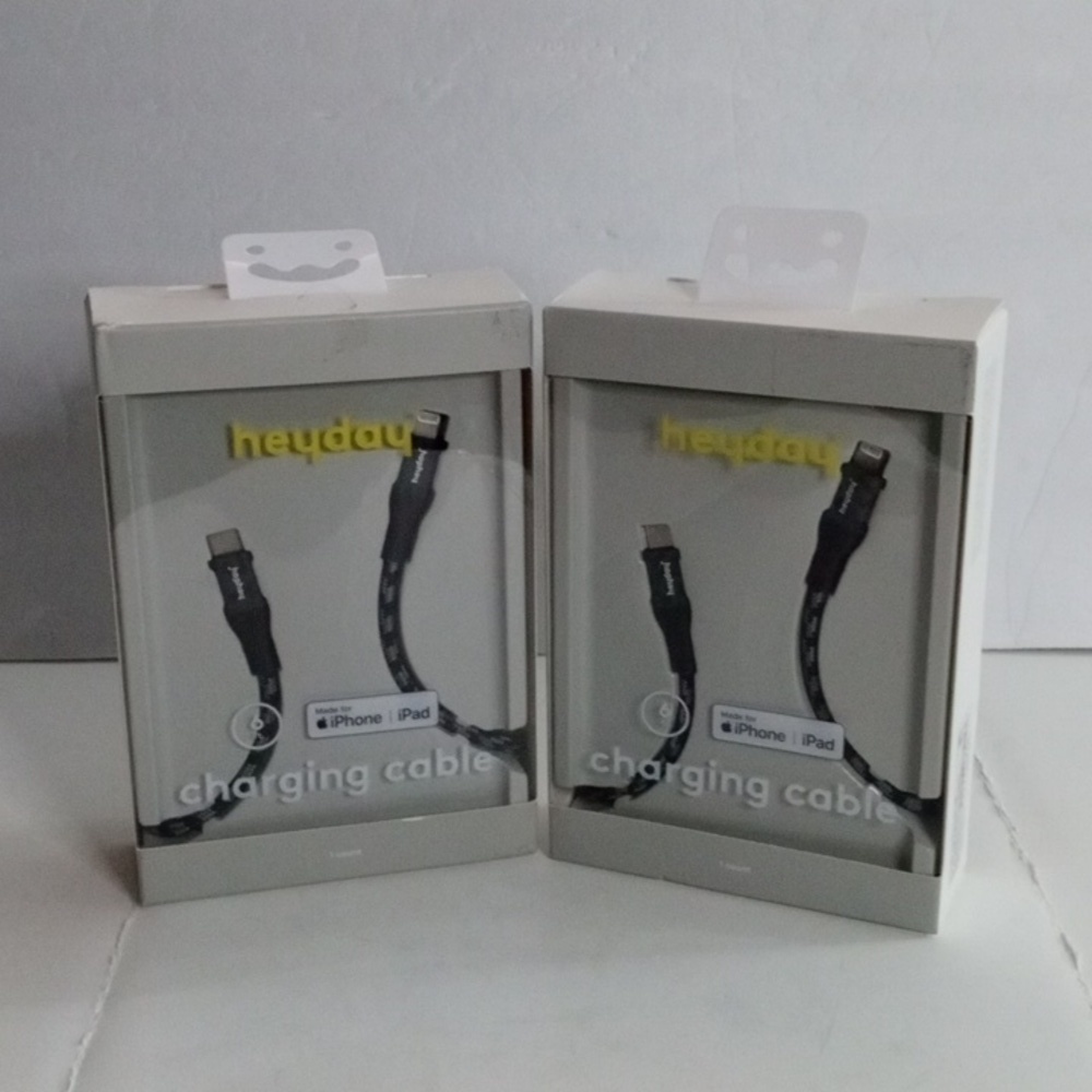 Heyday 6" Lighting to USB C Braided Charging Cable for iPhone/iPad NIB